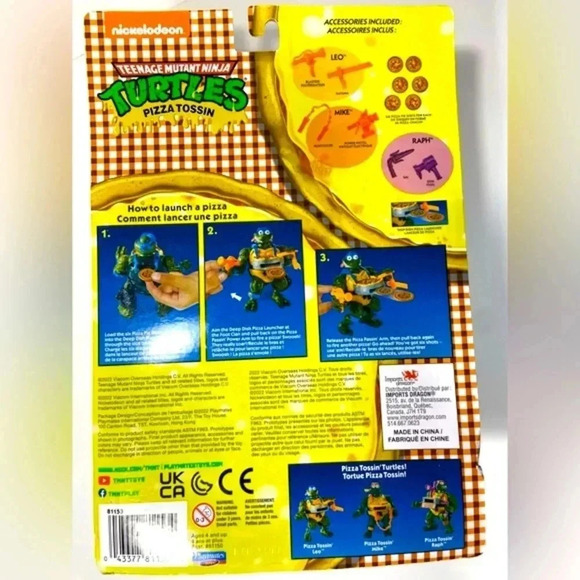 Teenage Mutant Ninja Turtles - Pizza Tossin’ Michelangelo - BNIB  🐢🍕 - Picture 7 of 7